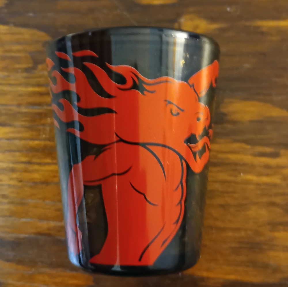 Fireball shot glass